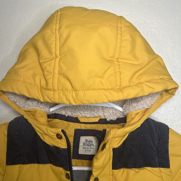 Baby Boden Convertible Puffer Jacket Puffer Vest Winter Snow Coat Infant 6-12m - Picture 5 of 9